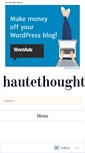 Mobile Screenshot of hautethought.com